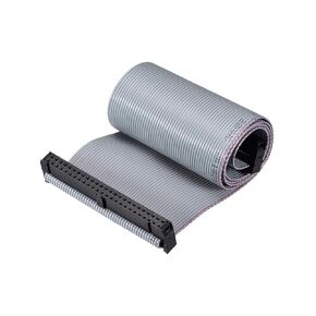 uxcell IDC Wire Flat Ribbon Cable FC/FC Connector A-type 50Pins 2.54mm Pitch 50cm Length Gray