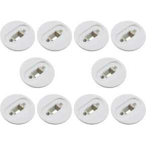 10PCS R17D to G13 Lamp Holder Adapter G13 Female to R17D Male Converter White R17D to G13/T8/T5 Conversion Lamp Holder Suitable for R17 Lamp Holder to Tube