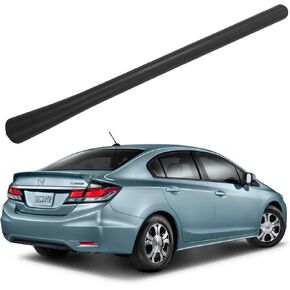 Rubber Antenna for Honda Civic Hybrid (2003-2015), Honda Civic (2002-2005 2012), Honda Civic Antenna - 7 Inch Car Wash Proof, Internal Copper Coil Antenna Mast Replacement