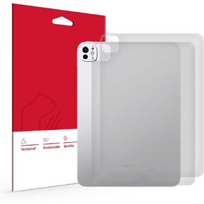 skoko [عبوتان من واقي خلفي شفاف غير لامع متوافق مع iPad Pro 11 بوصة M4 الجيل السابع تم إصداره في عام 2024، سهل التركيب، جلد شفاف غير لامع/صديق للحافظة in Kuwait