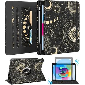 for iPad 10th Generation Case 10.9 Inch 2022 - Women Girls Kids Cute Rotating Stand Folio Cover with Pencil Holder & Card Slot Girly Kawaii Butterfly Design for iPad Case 10th Generation 10.9"