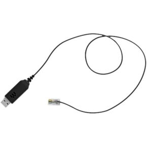 EPOS 1000747 Electronic Hook Switch Adapter, Black