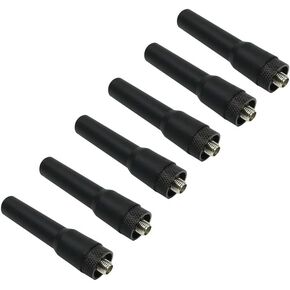 هوائي صغير ناعم لـ Baofeng UV-5R 888S F8HP Retevis H-777 RT-5R كينوود مع موصل SMF (أسود) in Kuwait