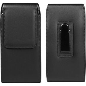 PU Leather Phone Holster Belt Clip Case for Motorola Moto G Pure, G Power, G Stylus 5G 2023, G Play, G Fast, G31, G 5G 2024, Samsung Galaxy A12 A13 A14 A24 A22 5G, OnePlus Nord N30 5G Nord N200 5G 10T