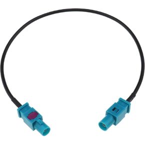 Fakra Z Male to Male Vehicle Antenna Adapter Cable RG174 Coaxial Cable 30cm for DAB GPS FM Antenna Radio Scanner Amateur Radio Transceiver Portable CB Radio