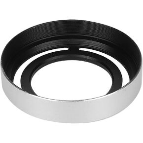 x20 Lens Hood Neck Duster Brush for Hair Cutting Lens Hood LHX10 Beautiful Appearance Metal Compact Detachable Camera Lens Hood for X10X20X30argent (Silver)