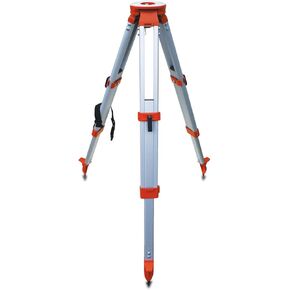 SitePro 01-ALQR20-O 5/8-11 Heavy Duty Aluminum Tripod with Quick Clamp, Orange