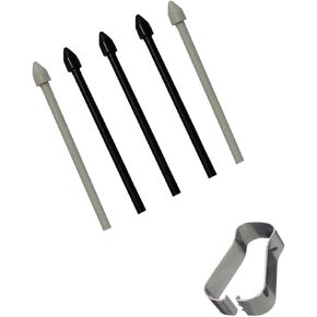 Ubrokeifixit Galaxy Tab S6 Touch Stylus S Pen Replacement Tips/Nibs for Samsung Galaxy Tab S6 SM-T860 SM-T865 2019" 10.5",Galaxy Tab S6 5G SM-T866N,with Removal Tweezer (Tab S6 Tips-Black)
