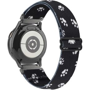 Elastic Bands for Galaxy Watch 4/5 Band 40mm/44mm Classic 42mm/46mm, Galaxy Watch 5 Pro Band, 20mm Stretchy Wristband Strap for Galaxy Active 2 40mm 44mm/Galaxy Watch 42mm/Watch3 41mm/Gizmo Watch 2/1