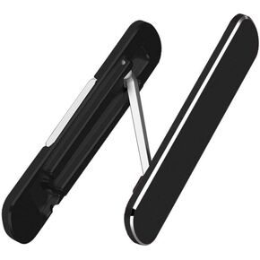 Mobile Kickstand 360° Rotation Adjustable Vertical Horizontal Placement Thin Pocket Aluminum Kickstand Compatible with Any Cell Phone, Silver