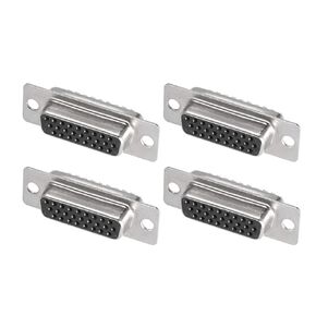 uxcell D-sub Connector DB26 Female Socket 26-pin 3-row Port Terminal Breakout for Mechanical Equipment CNC Computers Pack of 4