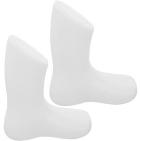 1 Pair Baby Foot Mold Models Plastic Baby Feet Mannequin Kids Foot Mannequin Toddler Foot Mannequin for Display Sandals Kids Foot Model Shoe Mold Hollow White Child Pe