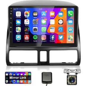 2G 32G Radio for Honda CRV 2002-2006 Android Car Stereo with GPS Navigation, Rimoody 9 Inch Touchscreen Support Bluetooth WiFi Mirror Link FM SWC Rear View Camera Microphone
