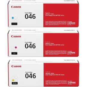 Canon CRG-046 3-Color Cyan, Magenta and Yellow Toner Cartridge Set