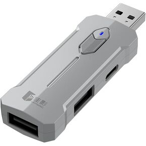 محول لوحة مفاتيح وماوس مضاد للارتداد لـ PUBG، Call of Duty، Minecraft، محول ماوس/لوحة مفاتيح لاسلكي سلكي/2.4G لهاتف Android/الكمبيوتر اللوحي مع رسم خرائط لوحة المفاتيح، التحكم في الارتداد، لا يدعم iOS in Kuwait