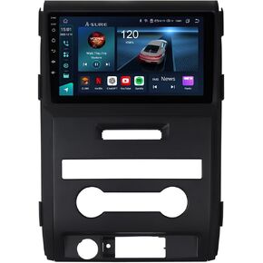 ASURE 2024 New Car Stereo Radio Upgrade for Ford F150 2009-2012 Manual AC,9 inch 8Core 4+64GB Android System Car Dash GPS Navigation Unit,Wireless Carplay Android Auto,1280x720 Touchscreen