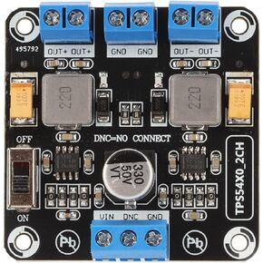 Dual Power Supply Modules, TPS5430 12V 15V Reverse Connection Positive Negative Dual Output Module Low Noise Voltage Converter Module