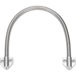 Armored Loop Power Transfer, Door Wire Conduit Flexible Gooseneck Door Cable Protector, Stainless Steel Exposed Mounting Sleeve, Access Wire Protector for Access Control System Video Line Door Lock