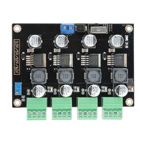 Adjustable Voltage Output Buck Converter Multi-Channel Switching Power Supply Module with 4 Multi-Channel Outputs, LM2596 Chip, Support 3.3V / 5V/ 12V/ ADJ