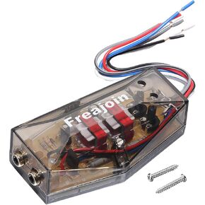 2-Channel High Low Level Converter Speaker Cable to RCA Adapter with Remote Output