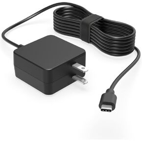 7.5Ft Long AC Charger Fit for Asus Chromebook C536E C536 C523 C523N C523NA C523NA-DH02 USB Type C Laptop Power Supply Adapter Cord