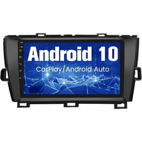 Android 10.0 [2GB+32GB] Car Radio Compatible for Toyota Prius 2009-2016, 9 Inch Touch Screen with GPS/FM/WiFi/USB, Support SWC, Wireless CarPlay/Wired Android Auto