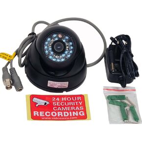 VideoSecu CCTV كاميرا قبة أمنية رؤية ليلية نهارية خارجية CCD مقاومة للتخريب 3.6 ملم عدسة زاوية رؤية واسعة 480TVL مع مصدر طاقة إضافي 1Z0 in Kuwait