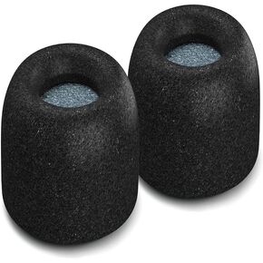 Comply Ultra Premium Memory Foam Earphone Tips Jaybird X4, Noise Reducing Replacement Earbud Tips, Comfortable Secure Fit Workouts (Large, 3 Pairs), Black