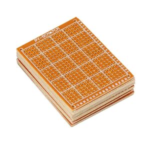 10pcs PCB Board Prototype Kit Protoboard Circuit Board Breadboards 432 Holes Perfboard Universal Printed Circuit Breadboard for DIY Soldering Electronic Projects and Electronic Experiment