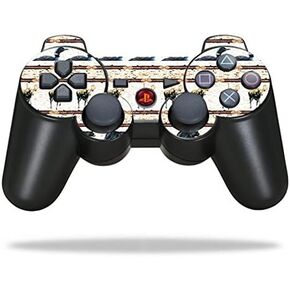 MightySkins Skin Compatible with Sony Playstation 3 PS3 Controller – Lodge Stripes | Protective, Durable, and Unique Vinyl wrap Cover | Easy to Apply, Remove, and Change Styles | Made in The USA