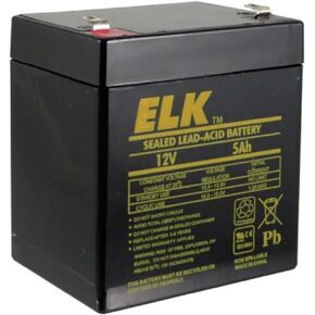 ELK PRODUCTS 12 Volt 5 Ah Rechargeable Battery