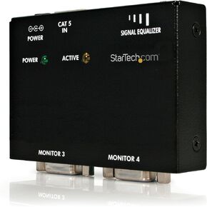 StarTech.com VGA over CAT5 Remote Receiver - VGA Receiver for Line of ST121 VGA Extenders - 500 ft. 150 m (ST121R),Black