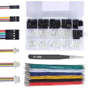 GH to Dupont Connectors Kit,GH1.25mm to Dupont 2.54mm Pitch Pre-Crimped Cables,GH to 2.54mm Dupont Housing Adapter for Pixhawk 6C 6X