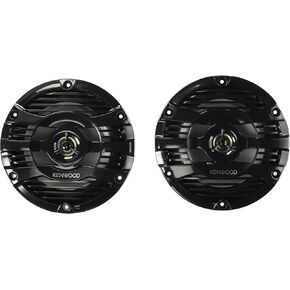 Kenwood KFC-1653MRB 6.5" Black Marine 2 Way Speakers 150 Watts