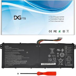 Laptop Battery Replacement for for ACER Aspire 5 A515-43 A515-43G A515-52 A515-52G Swift 3 SF314-42 SP314-21N-R5FR Vero AV15-51 Series KT.0040.5010 KT00405010 4ICP5/61/71 (15.4V 54.6Wh/3550mAh) 51KD7