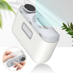 Automatic Nail Clipper, 2 in-1 Electric Nail Clipper and Nail Polisher, Electric Baby Nail Clippers with Light,USB Rechargeable Suitable for Babies,Women Manicure,Kids, Adults and Seniors（Orange）