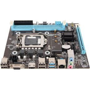 Computer Motherboard, H81 Gaming Motherboard Dual Channel Ddr3 M.2 Nvme Ngff Sata Pcie Slot Lga 1150 Micro Atx Pc Motherboard for Intel 4Th Generation
