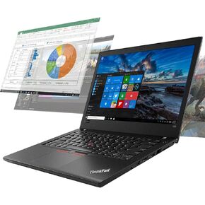 Lenovo ThinkPad T480 14" Laptop Business Netbook, Intel Dual Core i5-8250U up to 3.60GHz, 1TB SSD, 16GB DDR4 RAM, HDMI, Type-C, USB 3.0, SD Card Reader, Windows 10 Pro (Renewed)