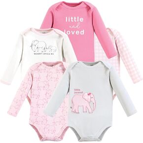 Touched by Nature Unisex Baby Organic Cotton Long-Sleeve Bodysuits