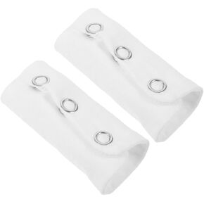 LIFKOME Bodysuit Extender 1 Pair Romper Suit Extension Romper Snap Extender Toddler Jumpsuits Extender Toddler Romper Extender Cloth Pad Fabric White Baby Girl Rectangle