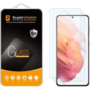 Supershieldz (2 Pack) Designed for Samsung Galaxy S21 5G Tempered Glass Screen Protector, Anti Scratch, Bubble Free