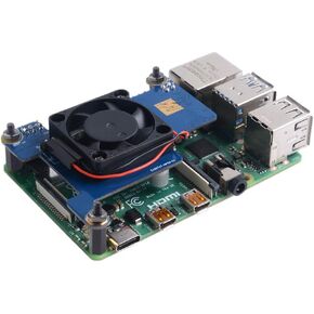 GeeekPi PoE HAT for Raspberry Pi 4, Support IEEE 802.3af or 802.3at PoE standard, with Cooling Fan 30x30x7mm for Raspberry Pi 4 Model B / 3B+ 3B Plus