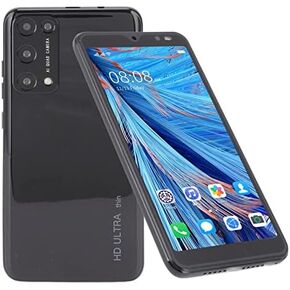 ASHATA Unlocked Android Cell Phone,5.45 Inch HD Full Screen Smartphone Kit, 2GB 32GB ROM Dual SIM Dual Standby Cell Phone with Face Recognition,for Kids,Elders (Black)