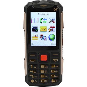 Unlocked Seniors Cell Phone, Clear Display Large Buttons Volume Easy Mobile Phone, Supports SOS , Flashlight, Photo Video, Dual SIM Cards, 4800Mah Battery (Green)