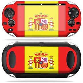 MightySkins Skin Compatible with PS Vita PSVITA Playstation Vita Portable wrap Sticker Skins Spain Flag