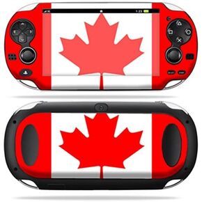 MightySkins Skin Compatible with PS Vita PSVITA Playstation Vita Portable wrap Sticker Skins Canadian Pride