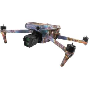 MightySkins Skin Compatible with DJI Air 3 - Golden Nebula | Protective, Durable, and Unique Vinyl Decal wrap Cover | Easy to Apply, Remove, and Change Styles