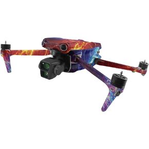MightySkins Skin Compatible with DJI Air 3 - Color Lightning | Protective, Durable, and Unique Vinyl Decal wrap Cover | Easy to Apply, Remove, and Change Styles