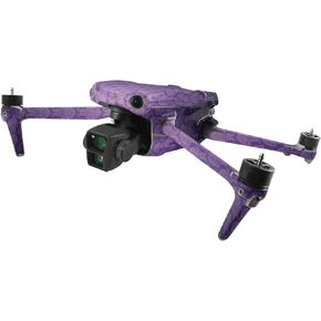 MightySkins Skin Compatible with DJI Air 3 - Antique Purple | Protective, Durable, and Unique Vinyl Decal wrap Cover | Easy to Apply, Remove, and Change Styles