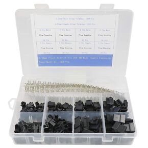 560Pcs 2.5mm Pitch 2 3 4 5 Pin JST SM Male & Female Plug Housing and Male/Female Pin Header Crimp Terminals Connector Kit